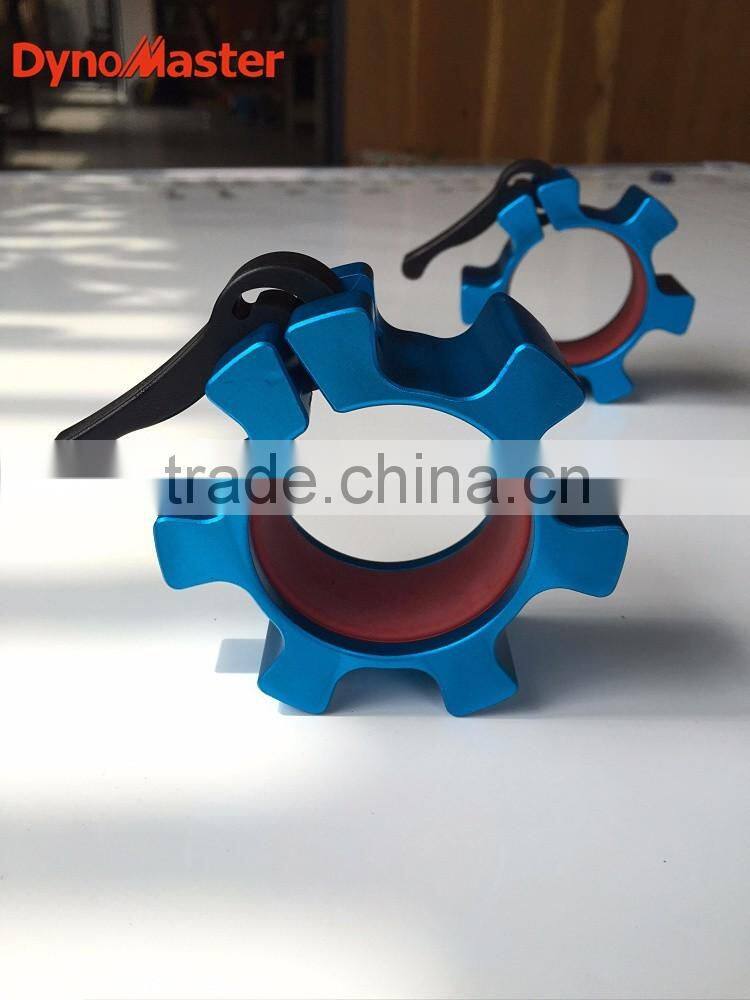 Dynomaster OSO Barbell Collar Aluminum Olympic Barbell Collars OSO Barbell Clamp