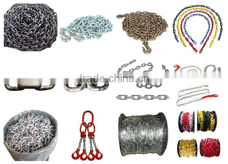US Type Alloy Chains With Clevis Grab Hook On Both End,Ratched type load binder Rigging