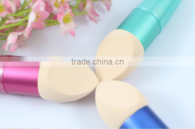 cosmetics beauty 2016 New deisgn cosmetic powder puff with handle
