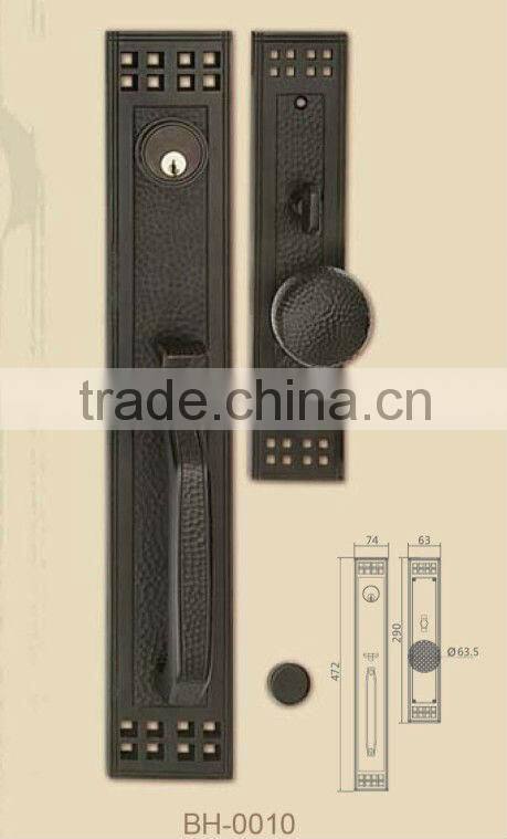 Shine-On Brass exterior pull door handles