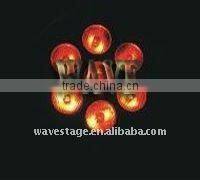 Hot 7 pcs 4 in 1 10w rgbw studio lights in guangzhou ( WLEDM-17) moving lights