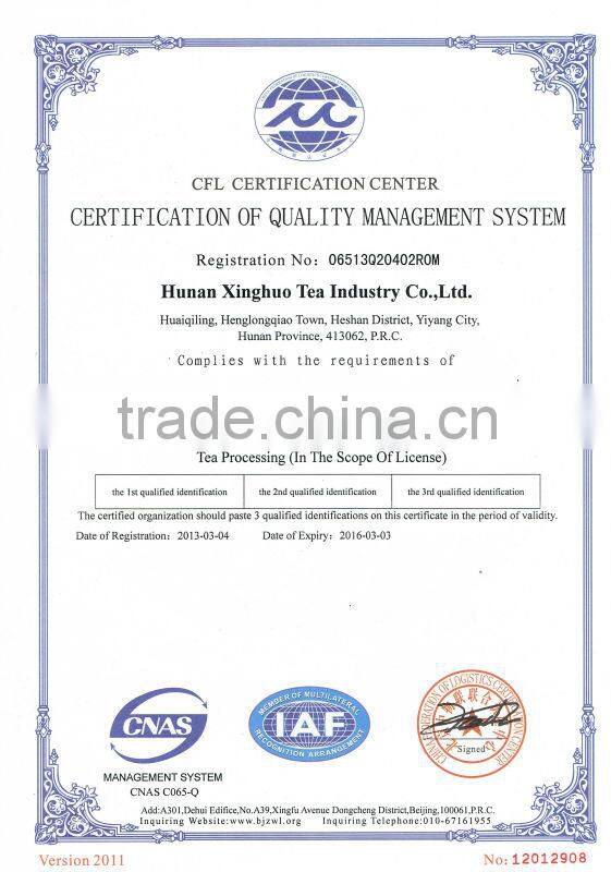 Bag tea material tea powder and fannings