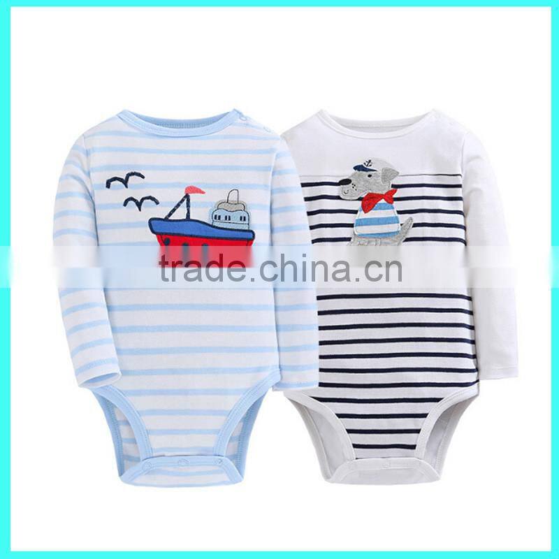 Wholesale fashion style infant's Long sleeve autumn new arrival baby romper