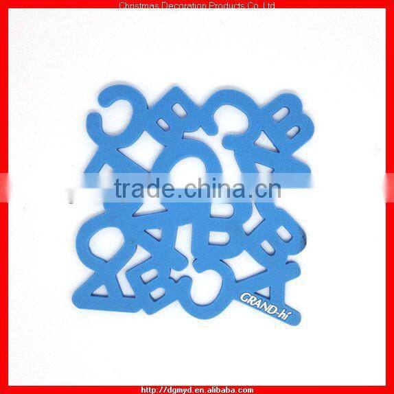 2D soft pvc coffee mat for cafe (KMS-1945)