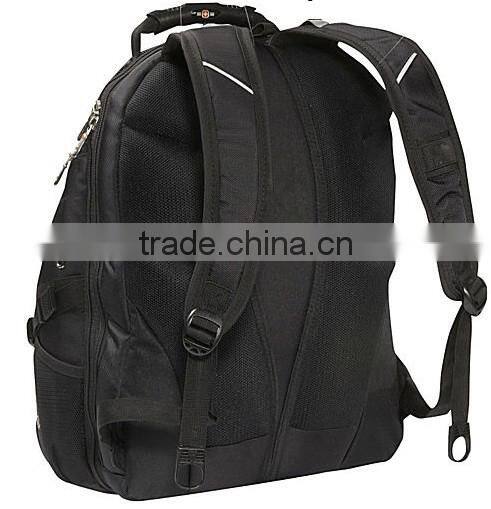 multi-function black backpack bag outdoors