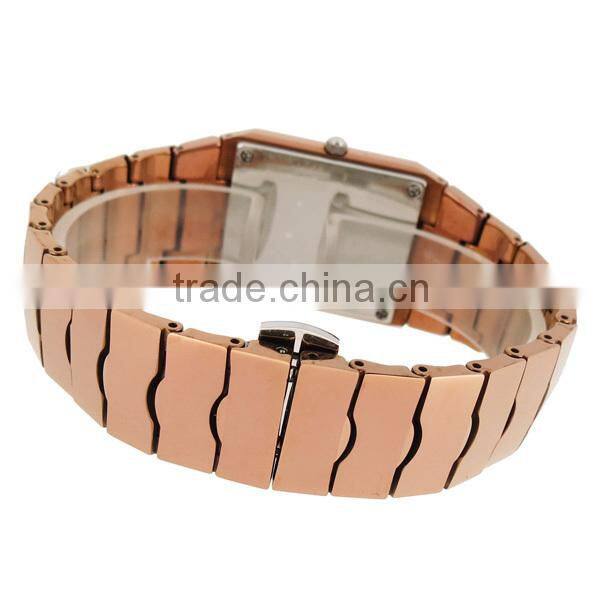 Rose gold tungsten steel fancy wrist watches for men