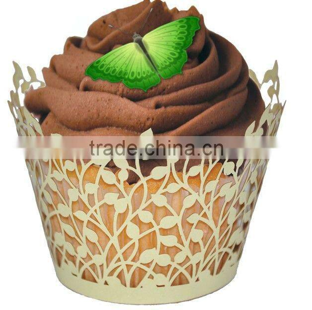 black and white cupcake decoration wrapper made in Guangzhou jiawang factory