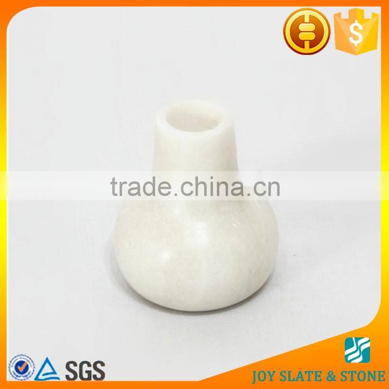 Natural marble pillar candle holder/wedding candle holder