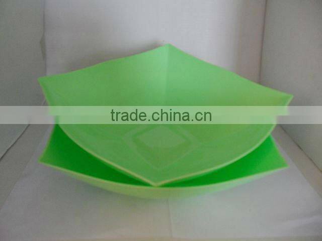 Plastic square Salad Bowl