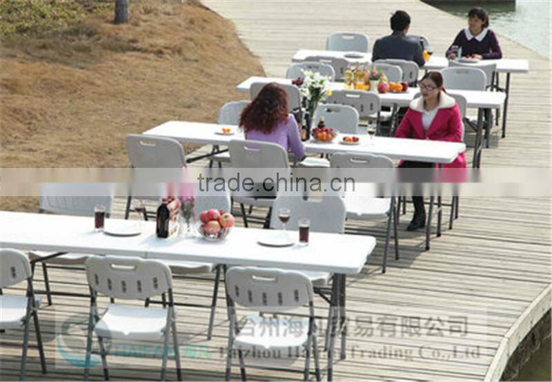 8FT adjustable plastic folding table for study/office table for meeting or study