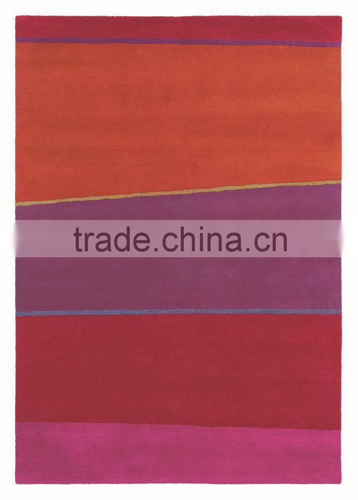 Luxury multiple color hand tufted rug for decoration