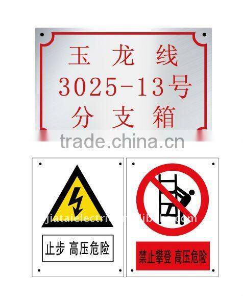 Sign plates