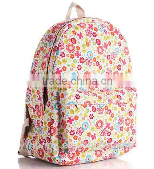 Promotional custom floral backpack