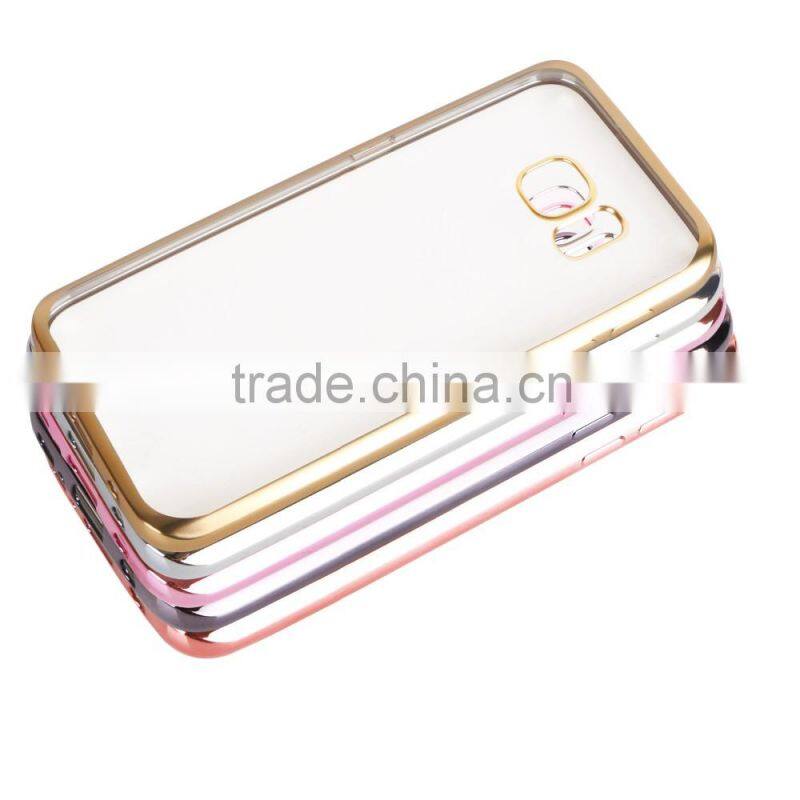 electroplating tpu phone case for samsung galaxy s6 s6edge .electroplating phone case