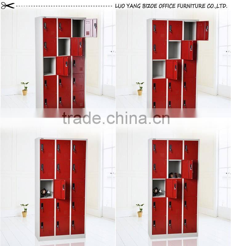 New design 15 door steel laundry locker