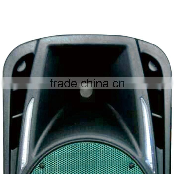 portbale battery bluetooth speaker with USB,SD,FM,wireless microphone