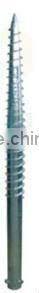 Ground screw for solar plants application