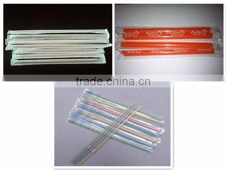 automatic packaging machines of flexible drinking straw