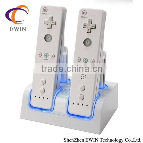 Charger station for wii remote