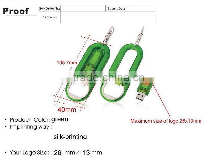 bottle opener flash drives 8GB, plastic usb flash drive, openner usb memory stick