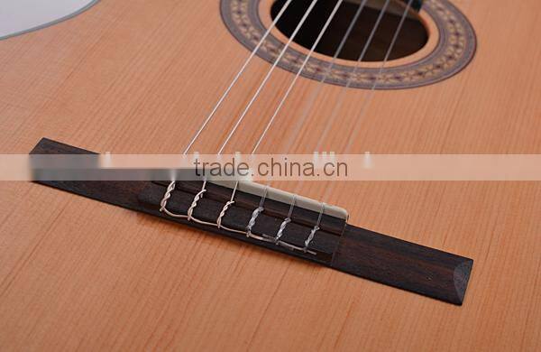 solid wood standard concert classical guitar handmade