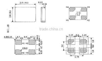 ceramic crystal resonators 2016 automotive cristal piezo resonators