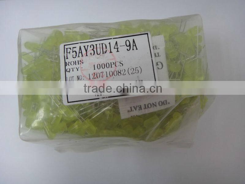 3mm oval led green/red/blue