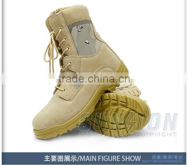 Super Lightweight Tactical waterproof cowhide leather Desert Boots