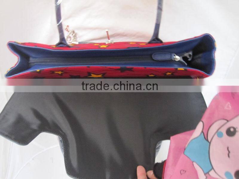 2015 High Quality African Wax Ankara Fabric Lady Handbags