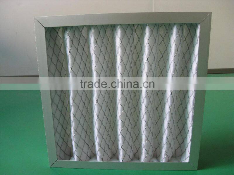 Pleated panel filter Primary Efficiency Filter
