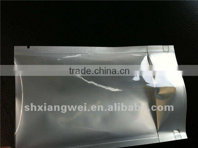 aluminum foil pouch with custom clear window