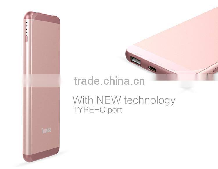 New release Type-c quick charger power bank 10000 mah USB-C power bank