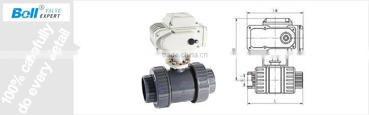 health class plastic ball valve by mini motor control