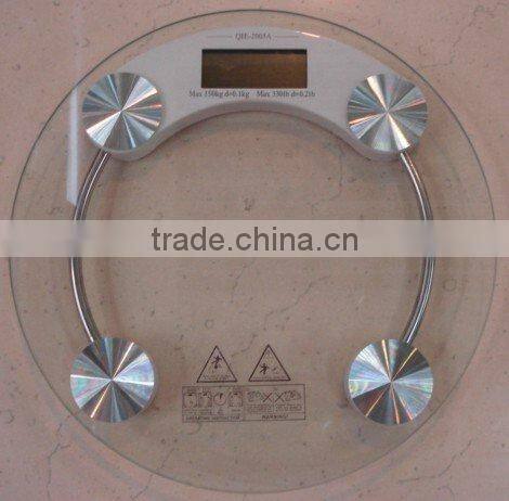 tempered glass electronic personal scale