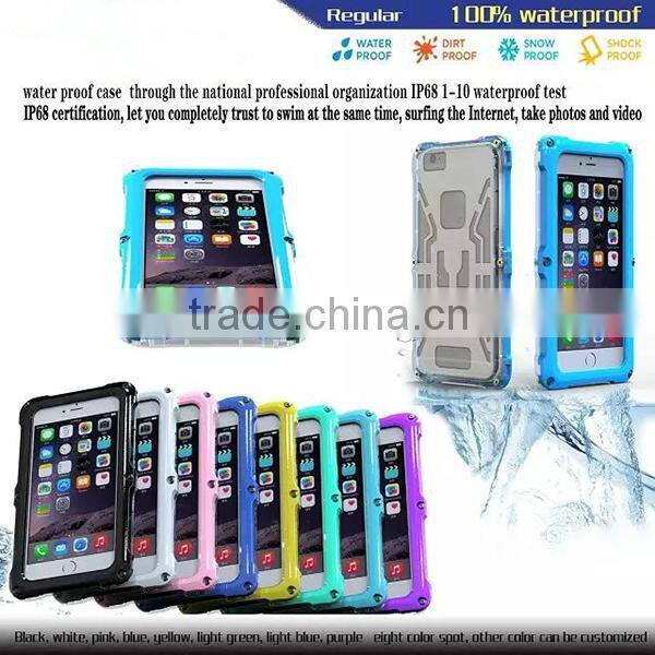 Smartphone Waterproof Shockproof Protective Case Cover for iPhone 6 Plus 6 6S 5.5 Inch
