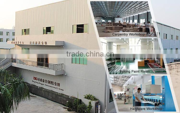 New hot sale fashion wooden clothes shop counter table design