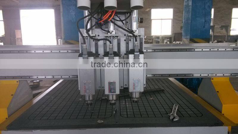 HSHM1325DK B2 CNC cutting machine with three spindles