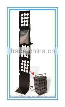 Folding adjustable A4 metal literature rack