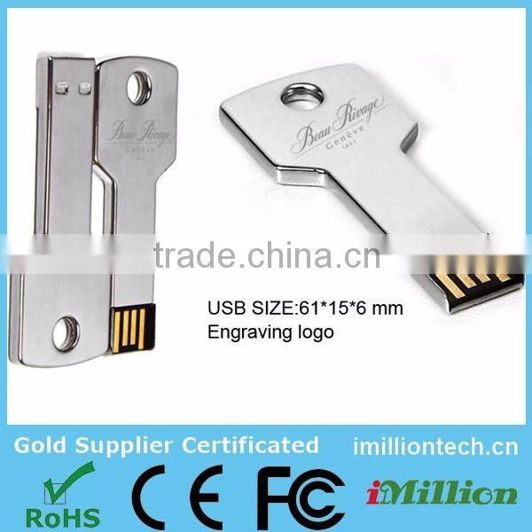 Metal USB Key 4GB 8GB 16GB, Key Usb Flash Drive