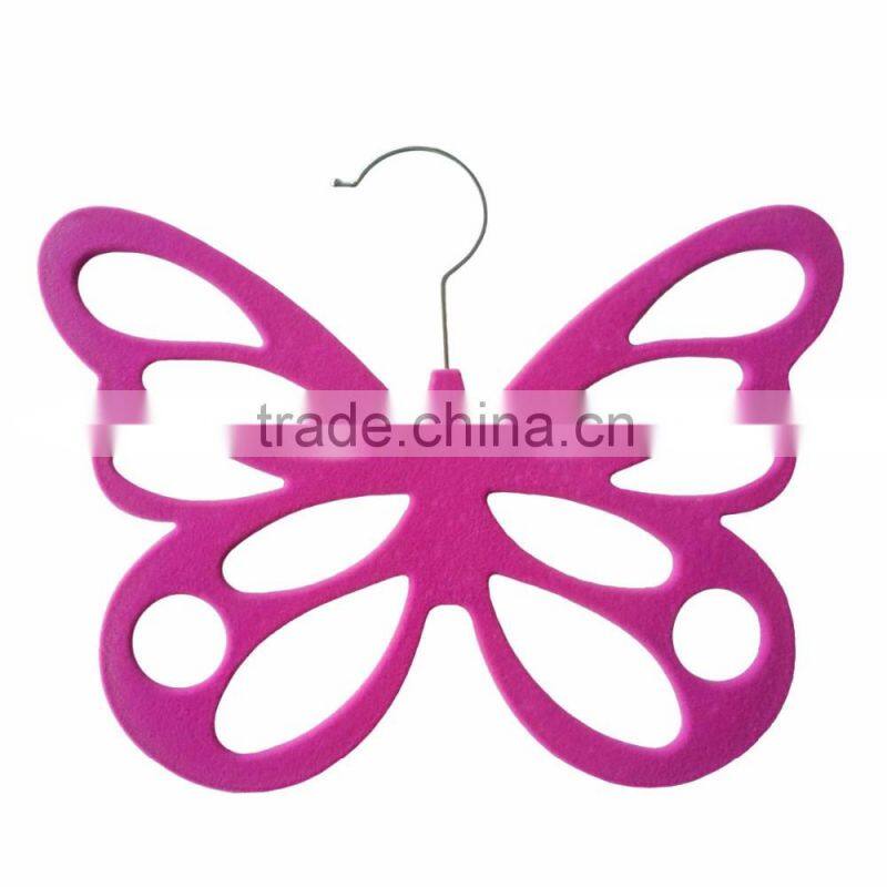 Butterfly Scarf Hanger, Tie Holder Organizer, Velvet Coated