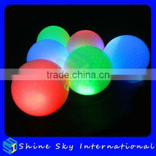 Top Quality Stylish Colored Led Light Up Golf Ball