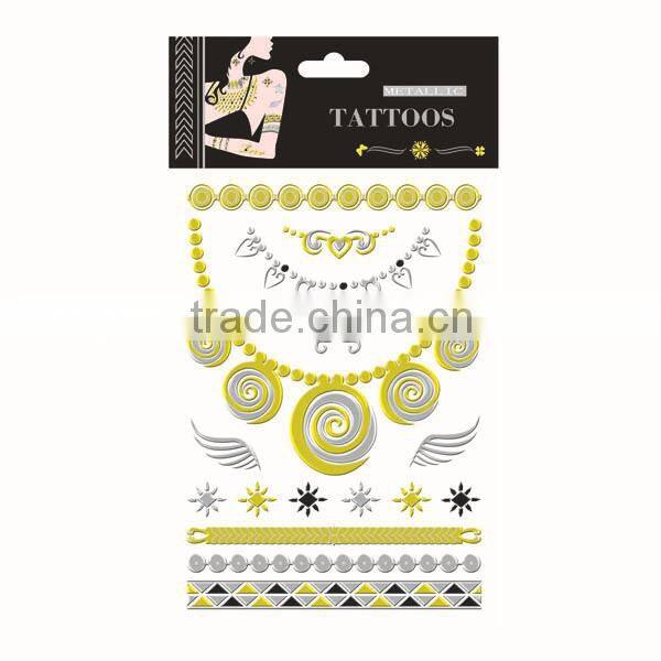 Metallic non-toxic Flash tattoo