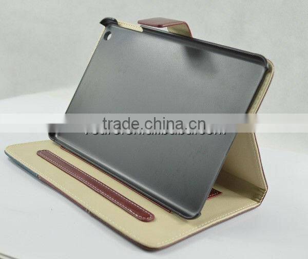 Mix color Leather Stand Case for iPad mini 2