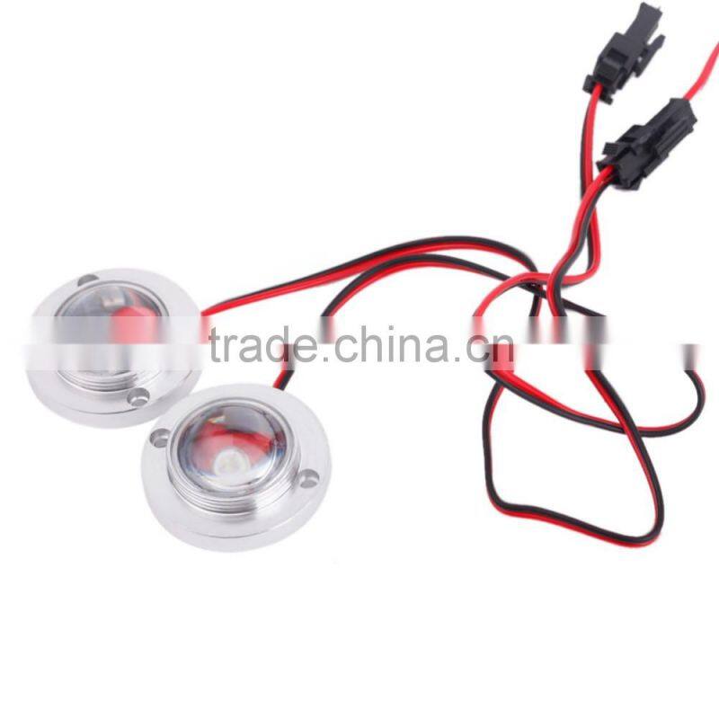 LED Flash Strobe Warning Light Car Motorcycle Emergency Lamp Round Bulb Controller 5W 2Pcs