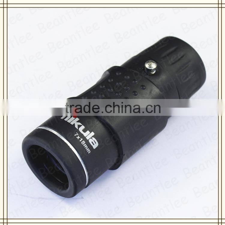 New design outdoor vision long range monocular 7X18 portable monocular hot sale