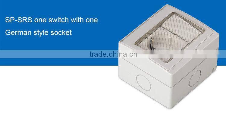 1 Gang Switcher Electric Outlet Waterproof(SP-SRS)