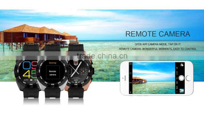 NO.1 G5 Smart Watch MTK2502 Heart Rate Monitor Fitness Tracker Call SMS Reminder Remote Camera for Android iOS