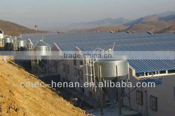 Feed silo for chicken house