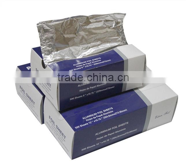10.75inch Baking Use Percut Pop-Up Aluminium Foil Sheet