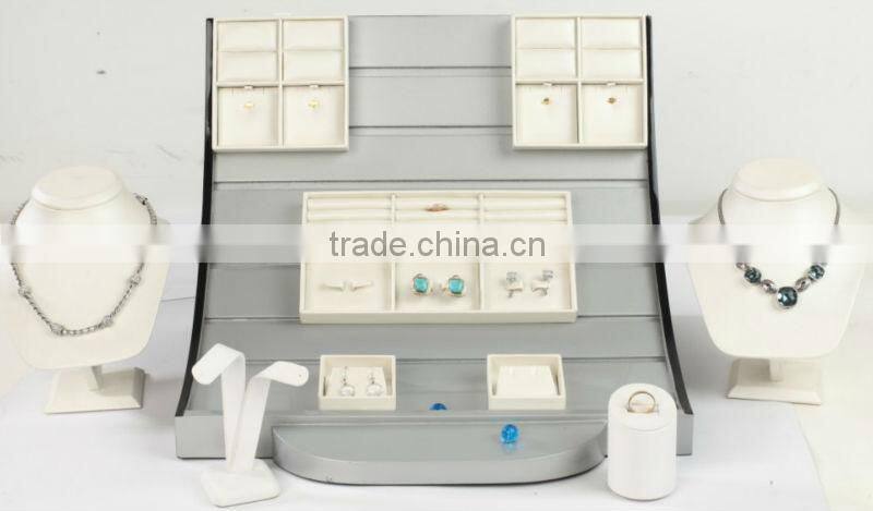 Luxury and custom wooden jewelry display